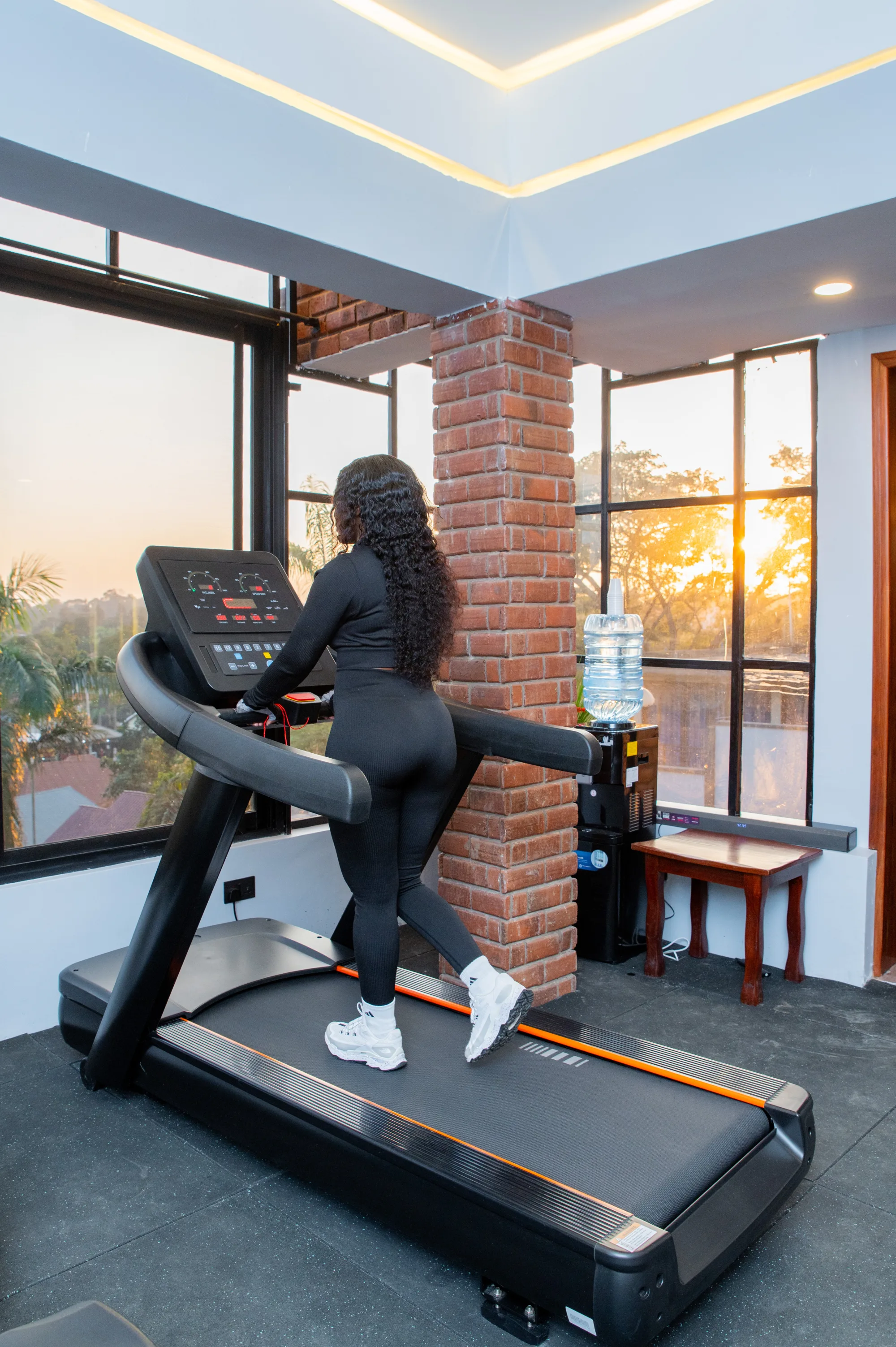 Fully equipped modern gym